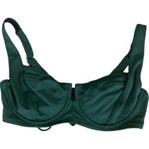 NWOT Victoria’s Secret Emerald Green Wicked Sling Lace Up Back Bikini Top 34B